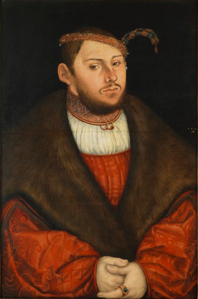 Electoral Prince Johann Friedrich of Saxony by Lucas Cranach the Elder